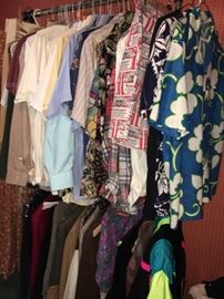 Vintage men's and women's clothing.