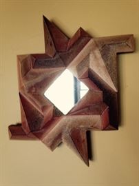 Mirror by Weaverville artist, John Ransmeir. Valued at $275. Starting bid at $140.
