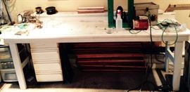 Formica counter 81L x 27 D x 35 H used as a workbench. Make me an offer.