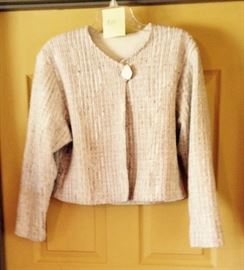 Hand woven jacket by Liz Spears of Waynesville, NC