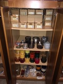 Longaberger candles, quantity of 90+ available