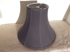 Black fabric lamp shade very upscale $ 20.00 