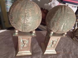 Decor items small about 1 ft tall. $ 20.00