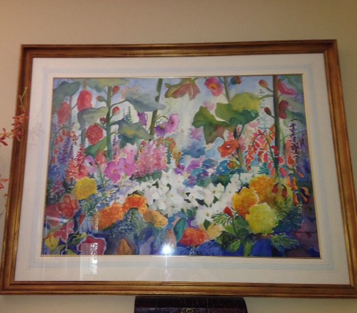 Large Edwina Goodman watercolor.  Have Invoice for Purcase from Browns Fine Art in 2004..