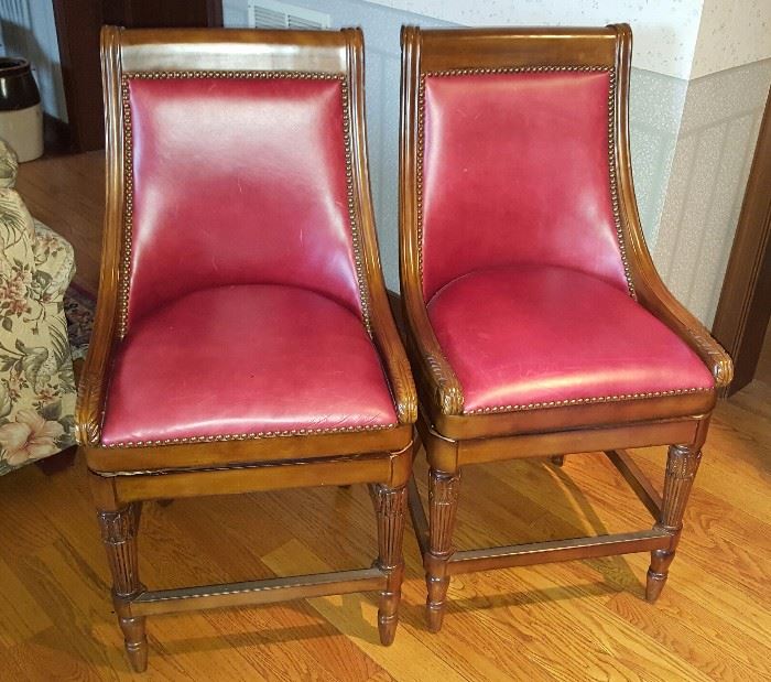 Pair of Frontgate Kent Barstools