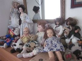 DOLLS & BEARS.  VINTAGE KEWPIE TO COLLECTABLE BOYDS