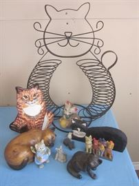 MISC. CAT TREASURES.  ONLY A FEW OF MANY.