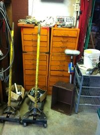 PART DRAWERS FULL OF NUTS & BOLTS & more