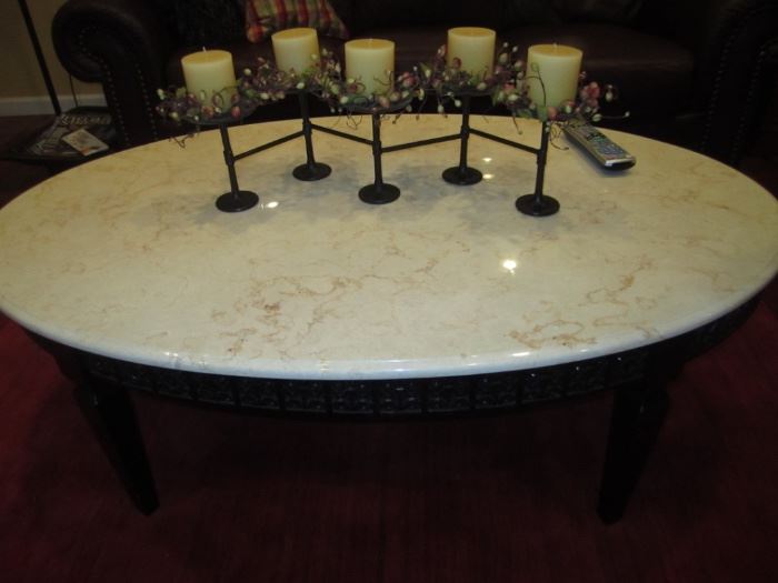 COFFEE TABLE WITH MARBLE TOP FROM ARHAUS