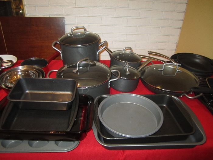 POTS AND PANS AND BAKEWARE