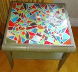 Mosaic End Tables Set of Two