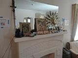 Pictured from Left to Right Templar Sword, Vintage Pens, and Vintage Deco Clocks