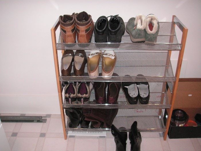 Lots of women's shoes & boots.  Many new or like new.  Size 8.5