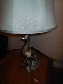 Peacock lamps...we have 2