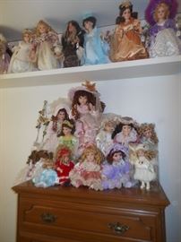 Part of the doll collection