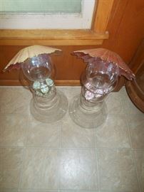 Glass ladies, perfect garden decor