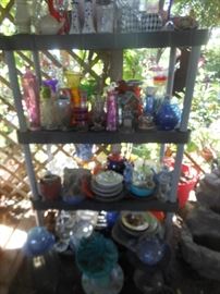 Glass...perfect for garden towers