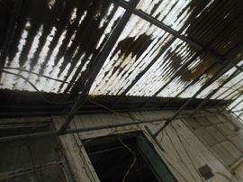 Jointed view of greenhouse frame