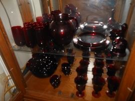 Ruby red glass