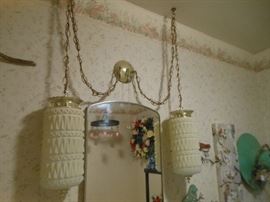 VINTAGE double swag lighting