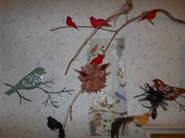 Lots of bird decor