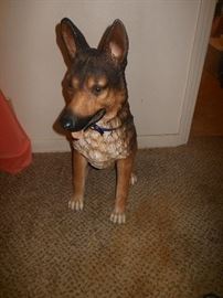 "Rover" large resin cast dog