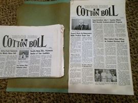 Taylor High School Cotton Boll singles and complete 66/67 school year