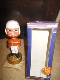 Texas Longhorn bobble head in original box