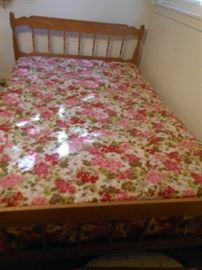 Maple full bed/also have matching dresser