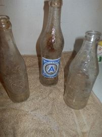 Dr. Pepper & Taylor bottling co bottles