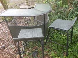 3 pc. patio bar