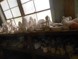 Ready to paint ceramics....WE HAVE several hundred pieces!!!