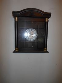 Shadow box wall clock