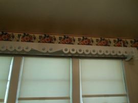 Wooden window cornices