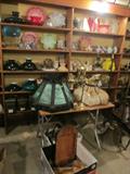 Emeralite Lamp Shades, Brides Baskets, Lenox