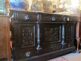 Hand Carved Sideboard