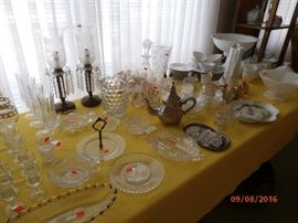 PATTERN GLASS, DEPRESSION GLASS, MILK GLASS