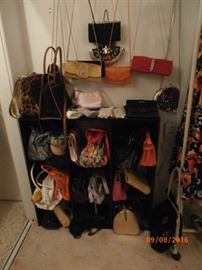 EVENING BAGS AND LOTS OF VERY NICE HANDBAGS