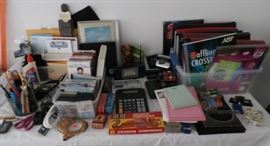 OFFICE ITEMS, MOVIES, CDs, MAGNIFIERS