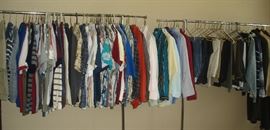 Men's clothing - lots of Levi's jeans