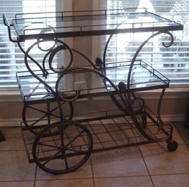 Serving cart