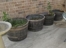 Barrel planters