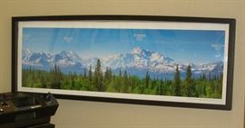 Alaskan mountains poster