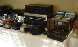 Electronics, vintage cameras