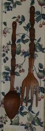 Tiki fork & spoon
