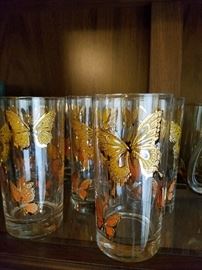 vintage butterfly glasses