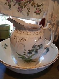 pitcher and wash bowl