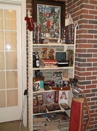 Another wicker bookcase
