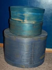 Vintage Blue Cheese Boxes