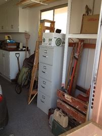 TOOLS AND FILE CABINET